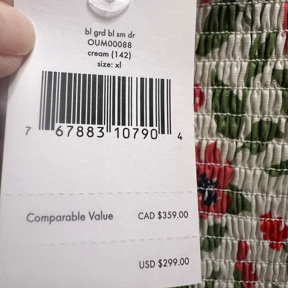 Kate Spade Bold Garden Blooms
Smocked Dress with pockets. Sz XL NWT Was $299 - Picture 5 of 5